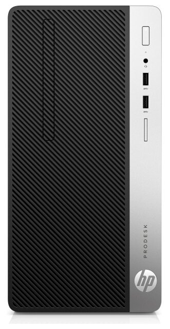 Системный блок HP ProDesk 400 G6 MT (7EM16EA), black/silver