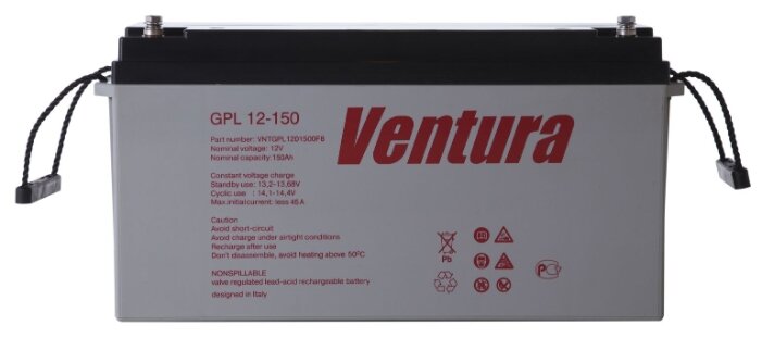 Аккумулятор тяговый Ventura GPL 12-150 (12В 155Ач)