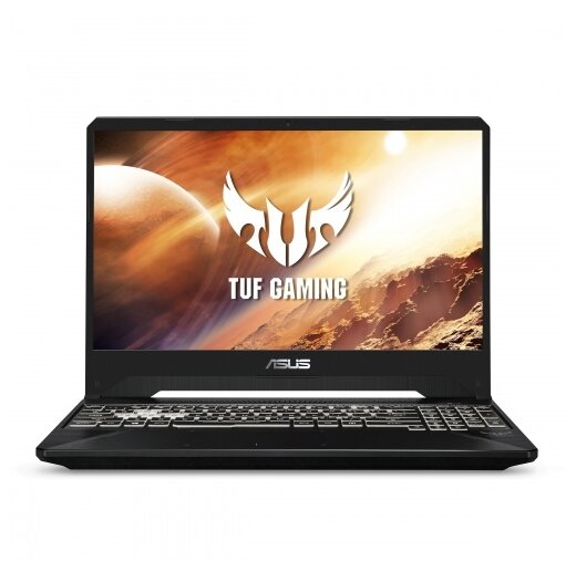 Ноутбук ASUS TUF Gaming FX505DT-EB73 (AMD Ryzen 7 3750H 2300MHz/15.6quot;/1920x1080/8GB/512GB SSD/DVD нет/NVIDIA GeForce GTX 1650 4GB/Wi-Fi/Bluetooth/Windows 10 Home)