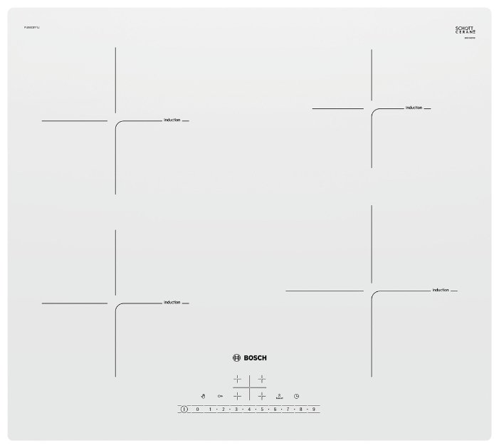 Индукционная варочная панель Bosch PUE612FF1J