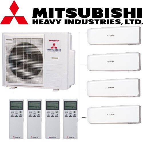 Мульти сплит система Mitsubishi HEAVY SKM25ZS-S*4+SCM80ZМ-S (Комплект)