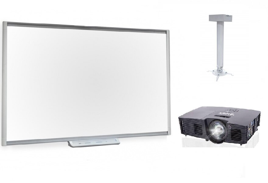 Интерактивный комплект SMART Board SBM685 с проектором SMART V12 и креплением DSM-14KW