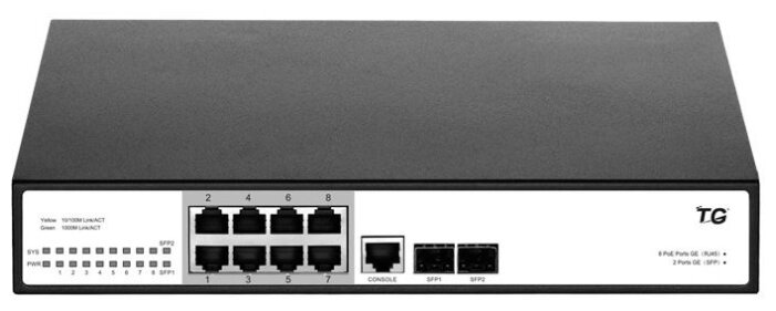 Коммутатор TG-NET P3010M-8PoE-150W