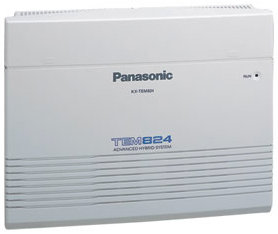 Аналоговая АТС Panasonic KX-TEM824RU базовый блок 6 внешн, 16 внутренних линий