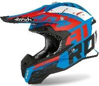 Airoh Terminator Open Vision Hanger шлем внедорожный, сине-красно-белый / XL