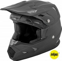Fly Racing Toxin MIPS Solid шлем кроссовый, черный матовый / M