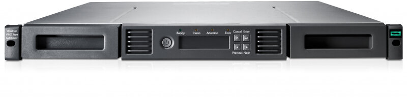 Ленточный автозагрузчик HPE StoreEver MSL 1/8 G2 0-drive Tape Autoloader (R1R75A)