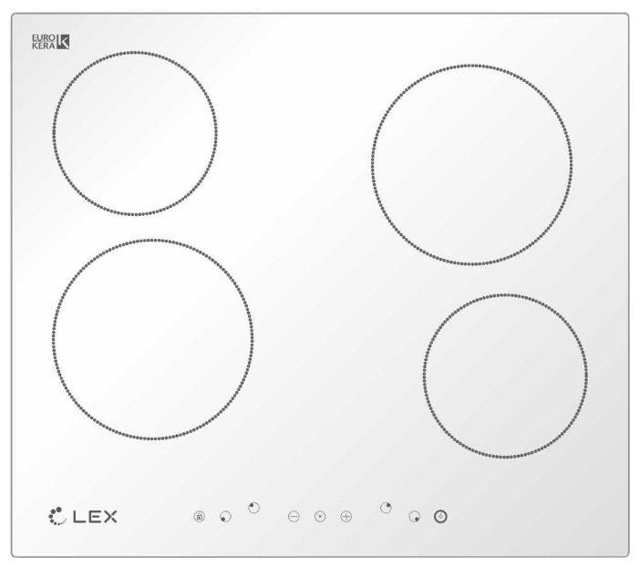 Электрическая варочная панель LEX EVH 640 WH
