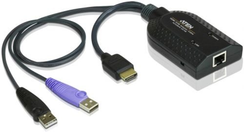 Процессорный модуль Aten KA7168-AX KVM HDMI USB, 50 метр., 1xUTP Cat5e, для подкл.комп.к перекл.KH15xxA/KH15xxAi/KL15xxAi/KH25xxA/KN21xxx/41xxx/11xxv