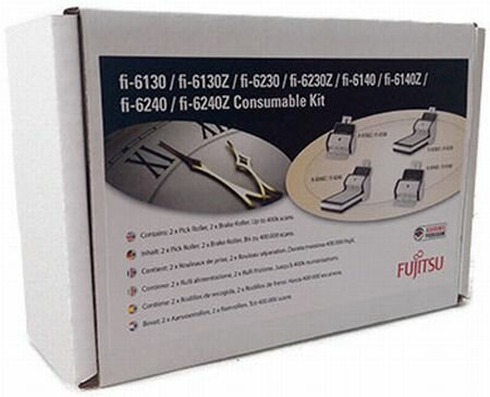 Fujitsu PFU CON-3670-400K (replaces CON-3670-002A) Комплект расходных материалов: fi-7140/fi-7240/fi-7160/fi-7260/fi-7180/fi-7280