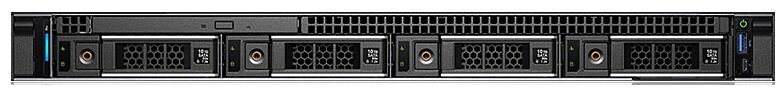 Сервер Dell PowerEdge R240 (4x3.5quot;), E-2236 (3.4GHz, 12M, 6C, 80W) , 16GB (1*16GB) 2666 DDR4 UDIMM ECC, PERC H730P 2GB FH, DVD+/-RW SATA Internal, 1TB 7.2K SATA 6Gbps 3.5quot; HP HD, Broadcom 5720 LOM, iDRAC9 Ent, 250W, Bezel, Rails, 3Y NBD