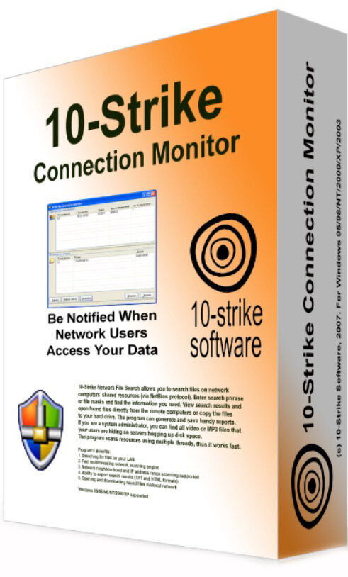 10 Strike Software 10 Страйк Connection Monitor Pro Лицензия на организацию количество рабочих мест не ограничено в пределах организации