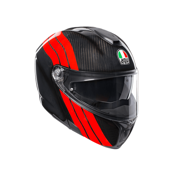 AGV SPORTMODULAR stripes carbon/red XS