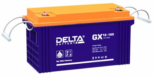 Батарея Delta GX 12-120 12Вт, 120Ач, 410/178/224