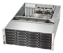 Корпус серверный 4U Supermicro CSE-846BE16-R920B 24x3.5quot; HS Bays, 13quot;x13.68quot; EE-ATX, eATX, 7x FF, 2x920W Platinum, rail)