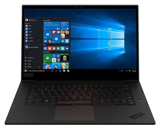 Ноутбук Lenovo ThinkPad P1 (Intel Core i7 9750H 2600MHz/15.6quot;/1920x1080/16GB/512GB SSD/DVD нет/NVIDIA Quadro T2000 4GB/Wi-Fi/Bluetooth/Windows 10 Pro)