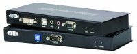 Удлинитель ATEN CE602 / USB, DVI Dual Link KVM удлинитель по кабелю Cat 5 (2560x1600 - 40м / 1024x768 - 60м) ATEN CE602-A7-G