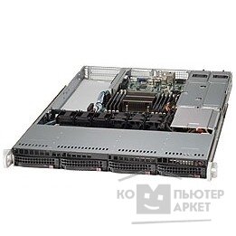 Supermicro Корпус компьютерный Black 1U SC815 WIO Chassis w Redundant 700W CSE-815TQ-R700WB