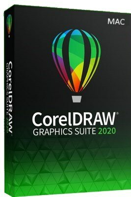 Право на использование (электронный ключ) Corel CorelDRAW Graphics Suite 2020 Mac