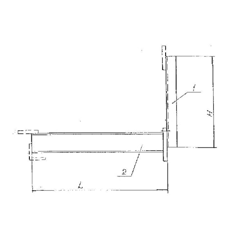 Траверса-балка металлическая подвесная МТБ1г 2x1.2x0.6
