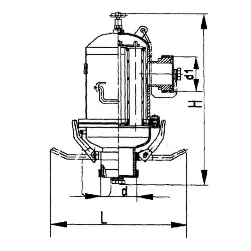 Стальной фильтр масла и топлива переносной 50x10 мм 427-03.251-1 (ИТШЛ.061144.019)