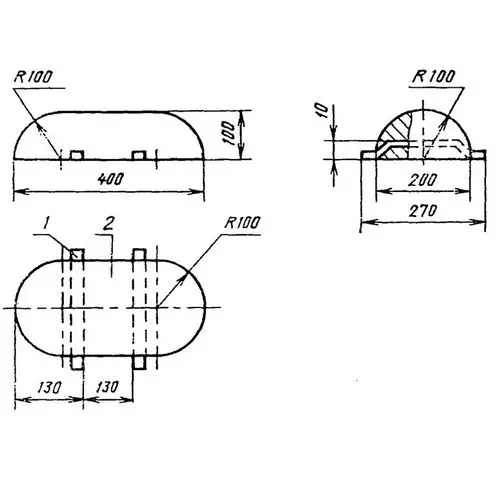 Протекторы П-КОМ 200x125x125 мм МП1 ГОСТ 26251-84