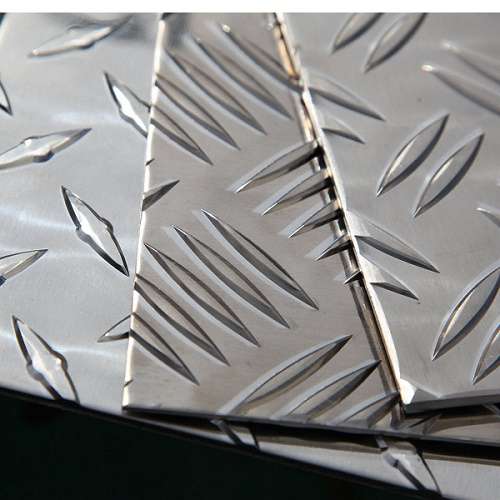 Алюминиевый рифленый лист (Квинтет) 3 мм Бриллиант