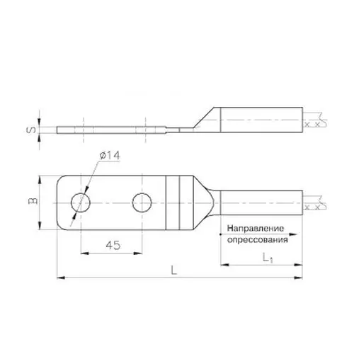 Аппаратные зажимы типа А2А 14x15.8x0.227 мм А2А-120-8