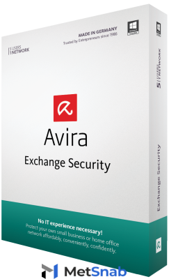 Avira Exchange Security 12 месяцев 16 узлов сети