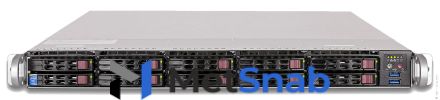 Серверная платформа 1U Supermicro SYS-1028R-WTR на базе чипсета Intel C612 2011-3x2 Intel Xeon E5 v3 DDR4-2133x16 2.5"x10 SATA