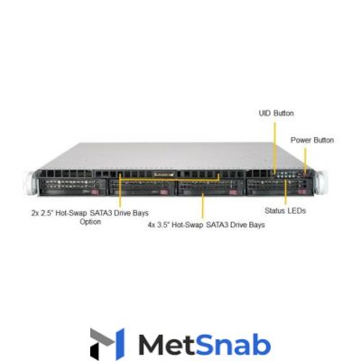 Серверная платформа Supermicro SERVER SYS-5019S-W4TR (SYS-5019S-W4TR)