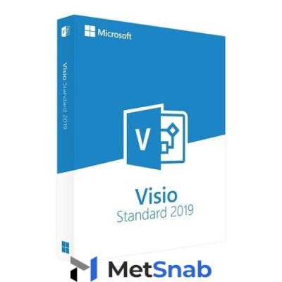 Офисное приложение Microsoft Visio Standard 2019 SP1 Rus DVD (D86-05813)