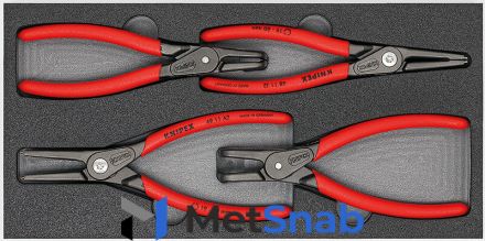 Набор щипцов для стопорных колец "SRZ II" Knipex KN-002001V09