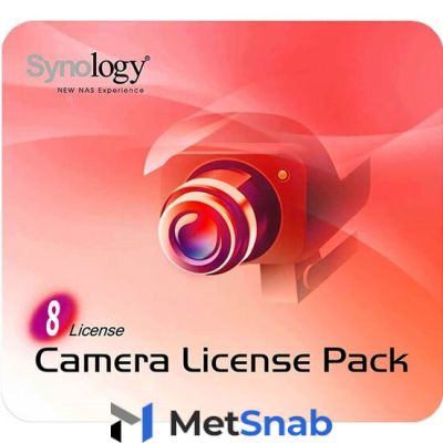 Лицензия SYNOLOGY для 8-и IP-камер (Camera License Pack 8)