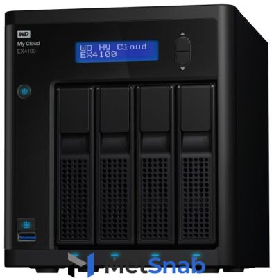 Сетевой накопитель (NAS) Western Digital My Cloud Pro Series PR4100 16TB (WDBKWB0160KBK-EEUE)