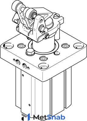 Стопорный цилиндр Festo DFST-63-30-DL-Y4-A