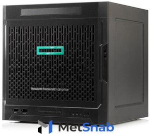 Cервер HPE ProLiant MicroServer Gen10 X3216 NHP UMTower, Opteron2C 1.6GHz (1MB) , 1x8GbU1D_2400, Marvell88SE9230 (SATA / ZM / RAID 0 / 1 / 10) , noHDD (4) LFF, 2xPCI3.0, noDVD, 2x1GbEth, PS 200W (NHP)