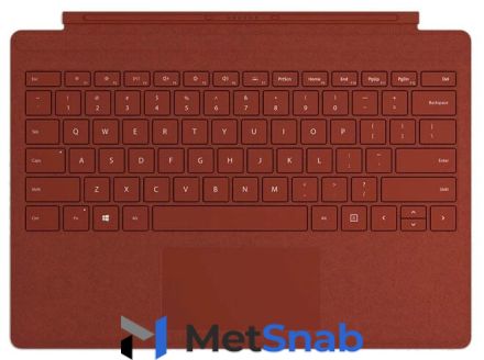 Клавиатура Microsoft Surface Pro Signature Type Cover Poppy Red