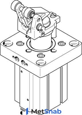 Стопорный цилиндр Festo DFST-63-30-Y4-A