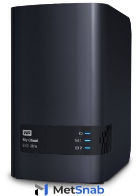 Сетевой накопитель (NAS) Western Digital My Cloud EX2 Ultra 8 TB (WDBSHB0080JCH-EEUE)