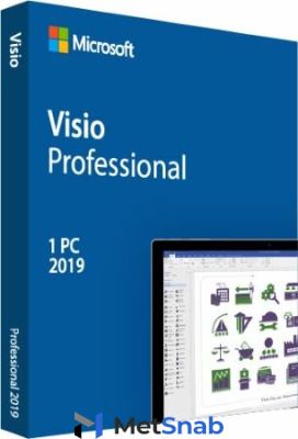 ПО Microsoft Visio Pro 2019 32/64 Russian Central/Eastern Euro Only EM DVD