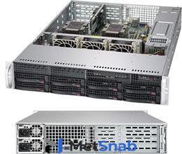 Серверная платформа Supermicro SuperServer 2U 6029P-WTR noCPU (2) Scalable / TDP 45-205W / memory (12) / Sataraid 0 / 1 / 5 / 10 / HDD (8) LFF / 2xGE / 4xFH, 2xLP, M2 / 2x1000W