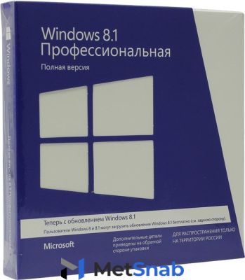 Microsoft Windows 8.1 Professional 32-bit/64-bit English Intl non-EU/EFTA DVD