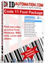 IDAutomation Code 39 Fonts Single Developer License Арт.