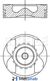 Поршень двигателя mahle kolben 0309200