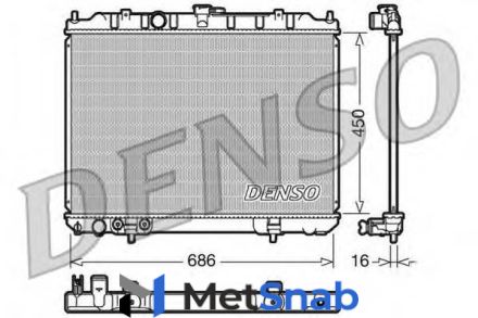 Радиатор Denso DRM46005