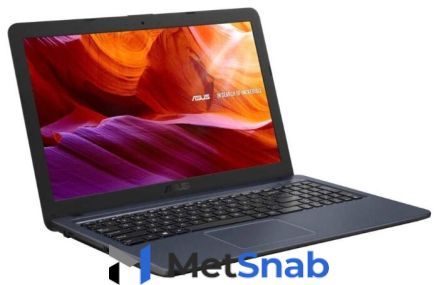 Ноутбук ASUS X543UB-GQ1596 (Intel Pentium 4417U 2300MHz/15.6"/1366x768/4GB/1000GB HDD/DVD-RW/NVIDIA GeForce MX110 2GB/Wi-Fi/Bluetooth/Endless OS)