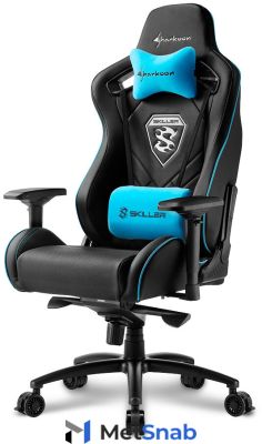 Игровое кресло Sharkoon Skiller SGS4 (Black/Blue)