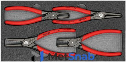 KNIPEX Набор щипцов для стопорных колец "SRZ II", KN-002001V09