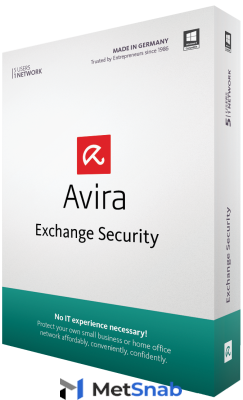 Avira Exchange Security 12 месяцев 39 узлов сети
